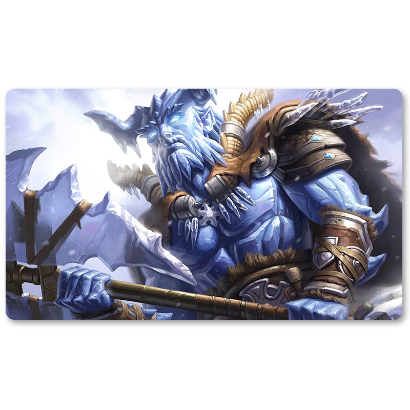 Magic The Gathering Peripheral- Frost-Titan -MTG Playmat Size 23.6X13.7in Play mats Compatible for TCG RPG CCG Trading Card Game