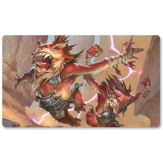 Board Game Peripheral- Dragon-Fodder -MTG Playmat Size 23.6X13.7in Play mats Compatible for TCG RPG CCG Trading Card Game