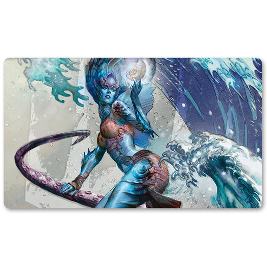 Magic The Gathering Peripheral- Kiora the Crashing Wave  -MTG Playmat Size 23.6X13.7in Play mats Compatible for TCG RPG CCG Trading Card Game