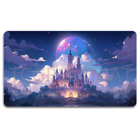 Board Game Castle Lorcana Playmat - 23120590-  Size 23.6X13.7in Play mats Compatible for TCG RPG CCG Mouse Pad Desk Mats