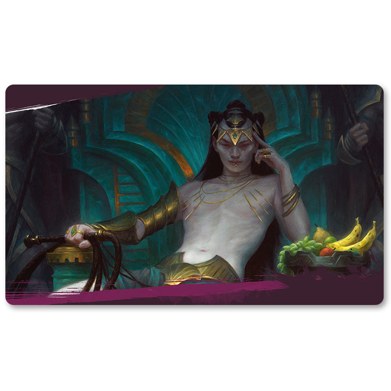 Board Game Peripheral- Tasigur the Golden Fang -MTG Playmat Size 23.6X13.7in Play mats Compatible for TCG RPG CCG Trading Card Game