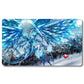 YUGIOH Blue Eyes White Dragon Playmat - Yugioh Size 23.6X13.7in Play mats Compatible for TCG OCG CCG Trading Card Game