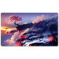 Magic The Gathering Peripheral- Pink tree  -MTG Playmat Size 23.6X13.7in Play mats Compatible for TCG RPG CCG Trading Card Game
