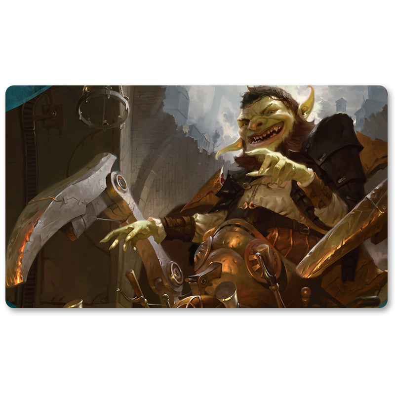 Board Game Peripheral- DARETTI, INGENIOUS ICONOCLAST -MTG Playmat Size 23.6X13.7in Play mats Compatible for TCG RPG CCG Trading Card Game