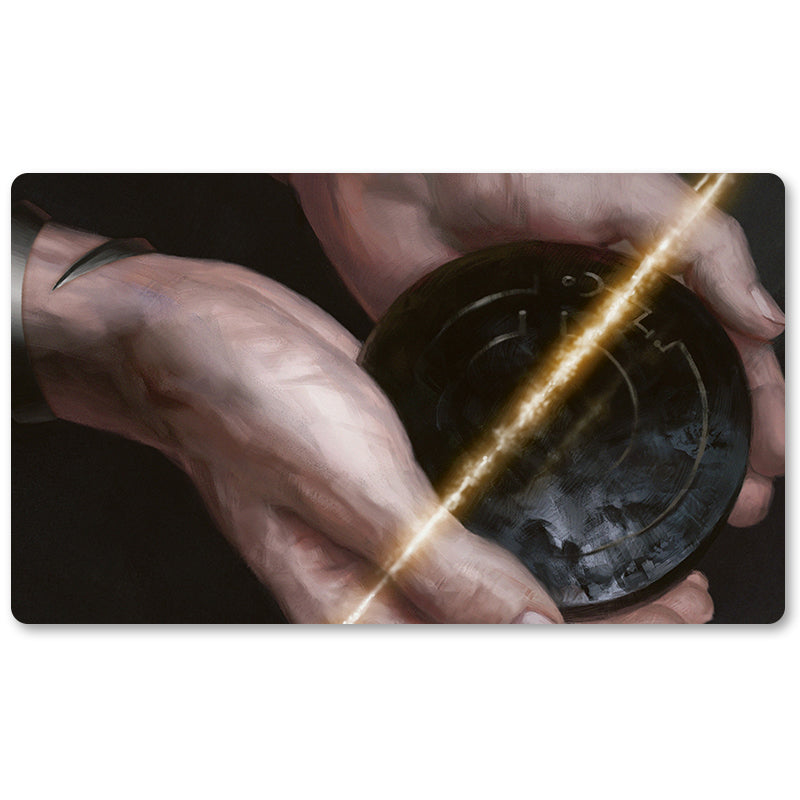 Magic The Gathering Peripheral- Darksteel-Relic -MTG Playmat Size 23.6X13.7in Play mats Compatible for TCG RPG CCG Trading Card Game