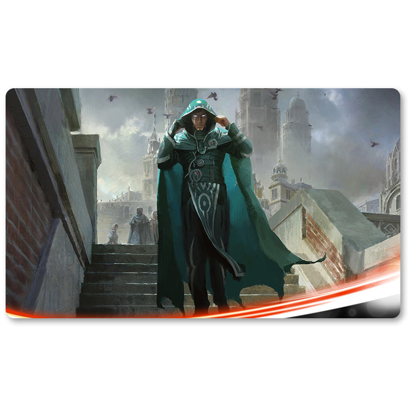 Magic The Gathering Peripheral- Jace Beleren  -MTG Playmat Size 23.6X13.7in Play mats Compatible for TCG RPG CCG Trading Card Game