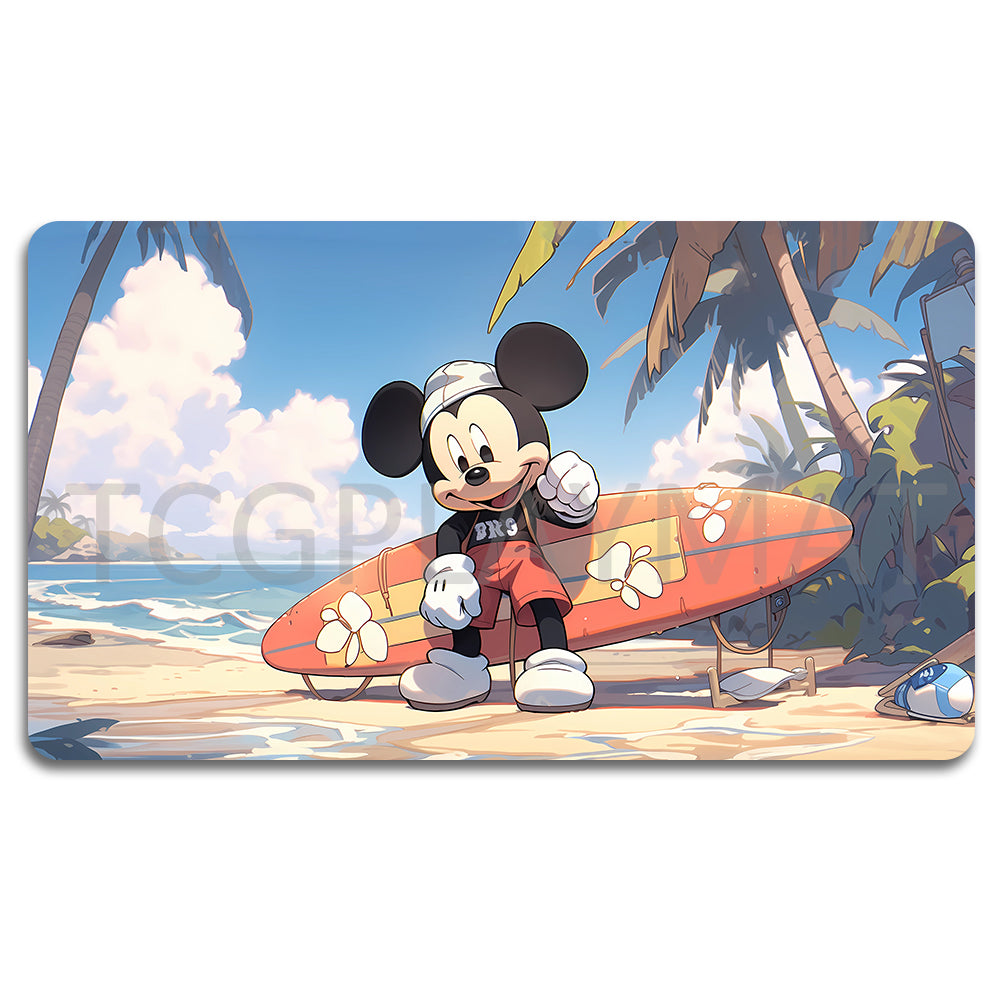 Disney Mickey Lorcana Playmat- 23120564-  Size 23.6X13.7in Play mats Compatible for TCG RPG CCG Mouse Pad Desk Mats