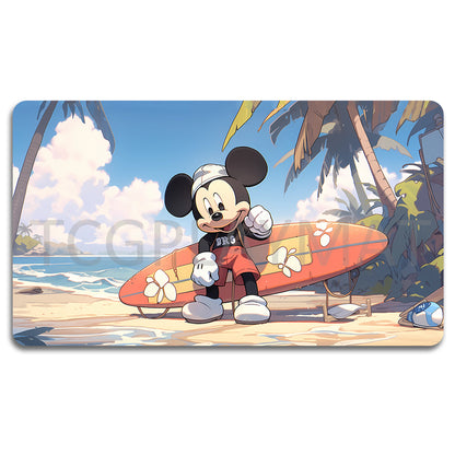 Disney Mickey Lorcana Playmat- 23120564-  Size 23.6X13.7in Play mats Compatible for TCG RPG CCG Mouse Pad Desk Mats