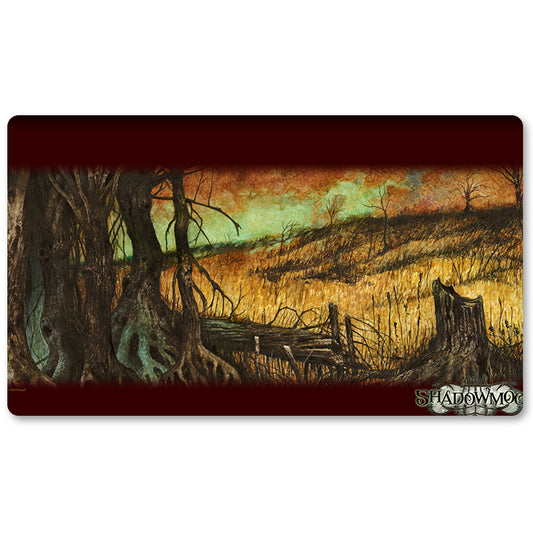 Board Game Peripheral- Shadowmoor Basic Land Diptychs-MTG Playmat Size 23.6X13.7in Play mats Compatible for TCG RPG CCG Trading Card Game