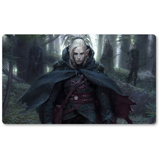 Magic The Gathering Peripheral- Custom -MTG Playmat Size 23.6X13.7in Play mats Compatible for TCG RPG CCG Trading Card Game