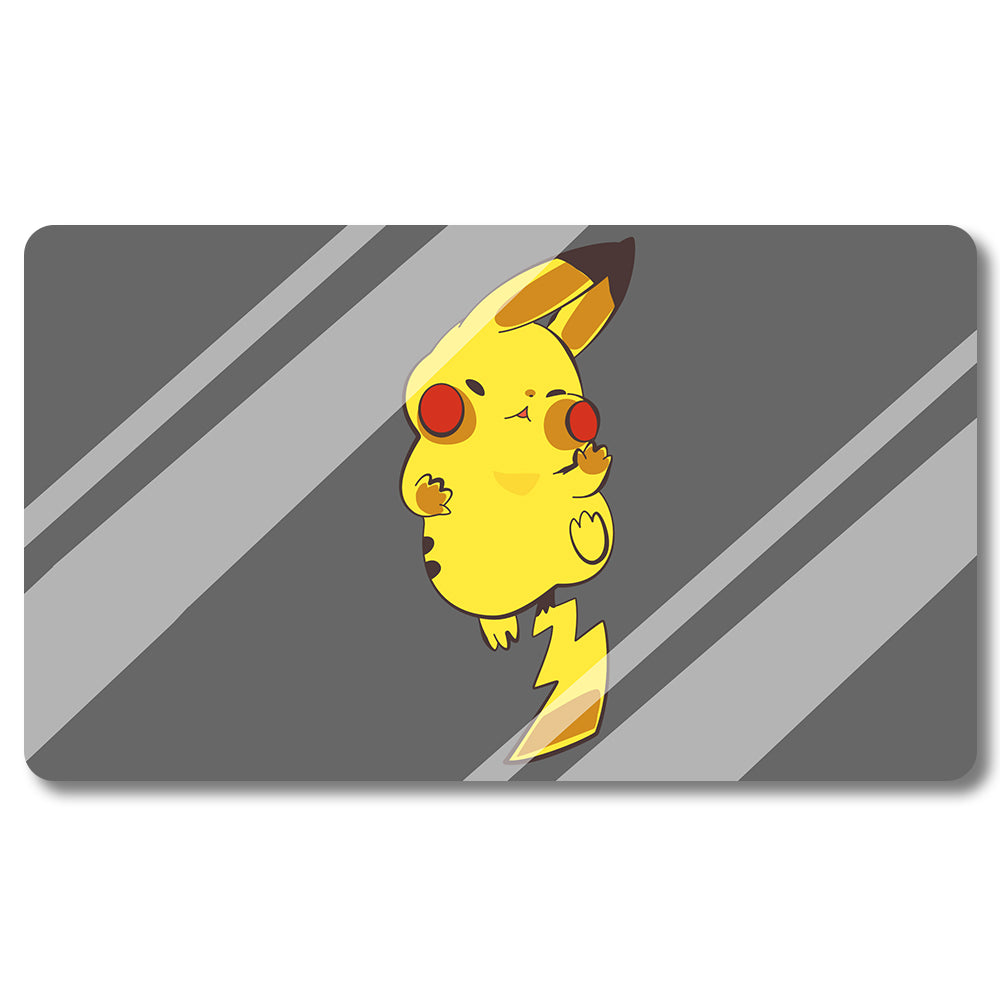 Board Game Pikachu Playmat - Pokemon Size 23.6X13.7in Play mats Compatible for TCG MTG RPG CCG Trading Card Game