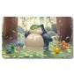 Board Game snorlax Playmat - Pokemon Size 23.6X13.7in Play mats Compatible for TCG MTG RPG CCG Trading Card Game