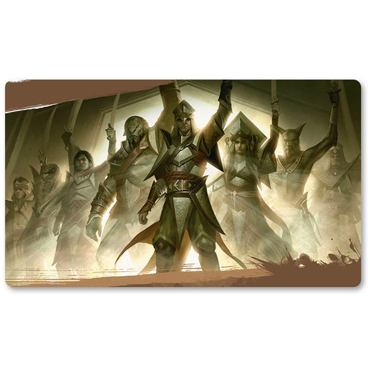 Magic The Gathering Peripheral- Abzan-Ascendancy -MTG Playmat Size 23.6X13.7in Play mats Compatible for TCG RPG CCG Trading Card Game