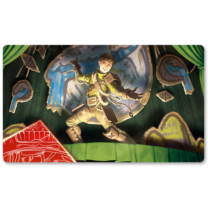 Magic The Gathering Peripheral- Amateur Auteur -MTG Playmat Size 23.6X13.7in Play mats Compatible for TCG RPG CCG Trading Card Game