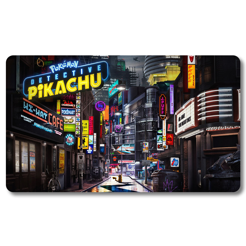 Board Game Peripheral - 971284- Pokemon Playmat Size 23.6X13.7in Play mats Compatible for TCG MTG RPG CCG Trading Card Game