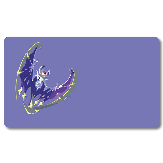 Board Game Lunala Playmat - Pokemon Size 23.6X13.7in Play mats Compatible for TCG MTG RPG CCG Trading Card Game