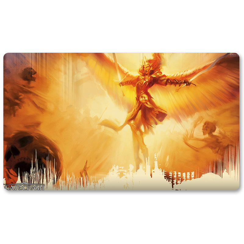 Magic The Gathering Peripheral- Aurelia's-Fury -MTG Playmat Size 23.6X13.7in Play mats Compatible for TCG RPG CCG Trading Card Game