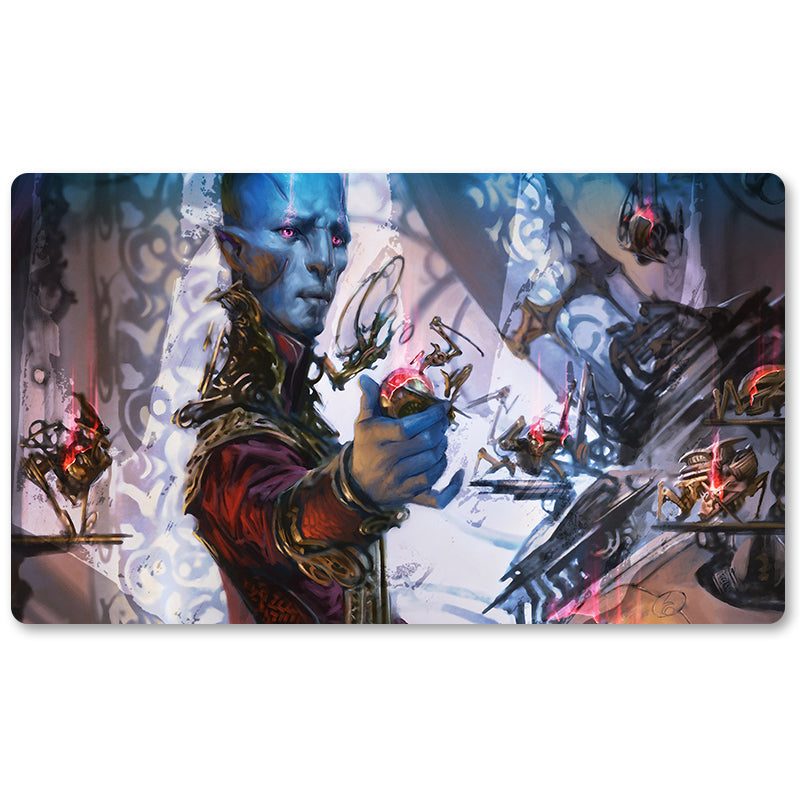 Magic The Gathering Peripheral- DOVIN-BAAN -MTG Playmat Size 23.6X13.7in Play mats Compatible for TCG RPG CCG Trading Card Game