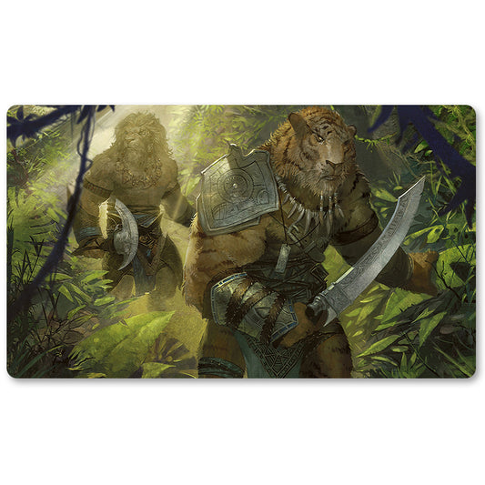 Magic The Gathering Peripheral- Ajani's Pridemate -MTG Playmat Size 23.6X13.7in Play mats Compatible for TCG RPG CCG Trading Card Game