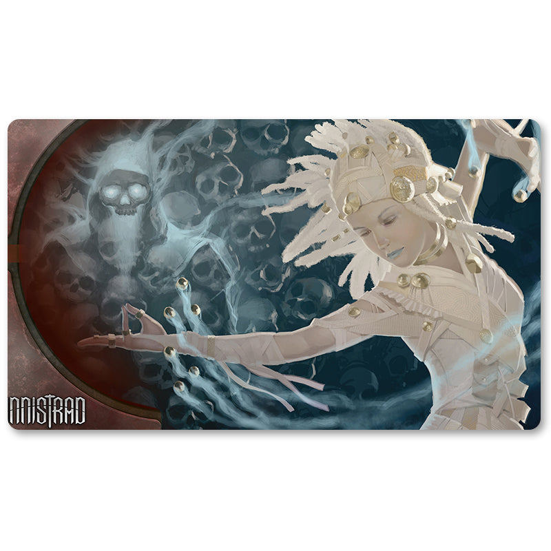 Magic The Gathering Peripheral- Geist-Honored-Monk -MTG Playmat Size 23.6X13.7in Play mats Compatible for TCG RPG CCG Trading Card Game