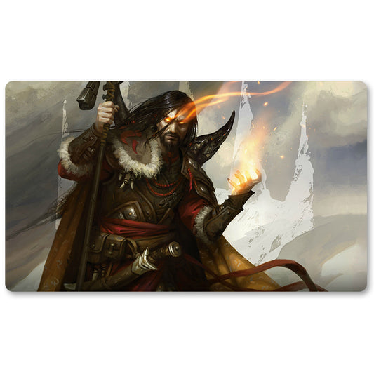 Magic The Gathering Peripheral- Sarkhan,-the-Dragonspeaker -MTG Playmat Size 23.6X13.7in Play mats Compatible for TCG RPG CCG Trading Card Game