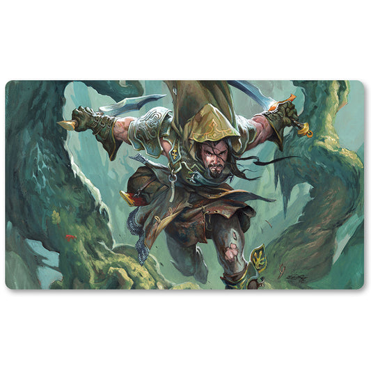 Magic The Gathering Peripheral- Borderland-Ranger -MTG Playmat Size 23.6X13.7in Play mats Compatible for TCG RPG CCG Trading Card Game