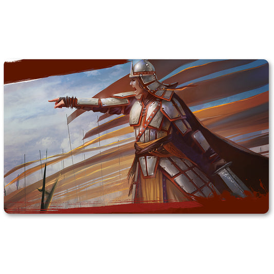 Magic The Gathering Peripheral- ALESHA, WHO SMILES AT DEATH -MTG Playmat Size 23.6X13.7in Play mats Compatible for TCG RPG CCG Trading Card Game