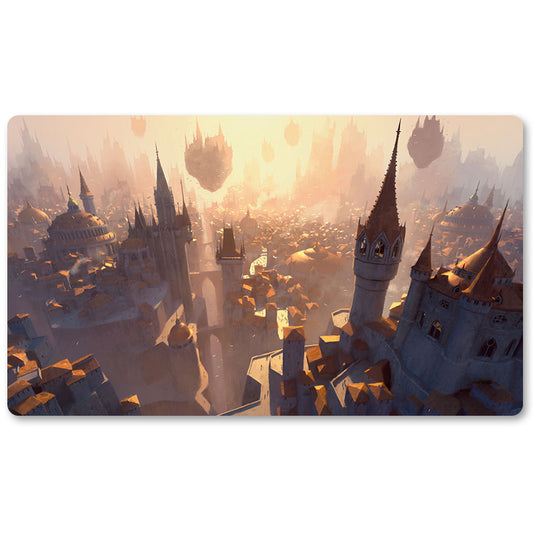 Magic The Gathering Peripheral- Ravnica-Plains  -MTG Playmat Size 23.6X13.7in Play mats Compatible for TCG RPG CCG Trading Card Game