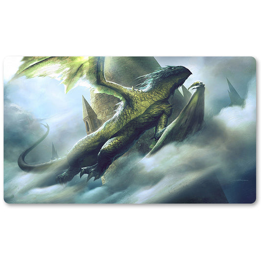 Board Game Peripheral- Drakewing Krasis -MTG Playmat Size 23.6X13.7in Play mats Compatible for TCG RPG CCG Trading Card Game