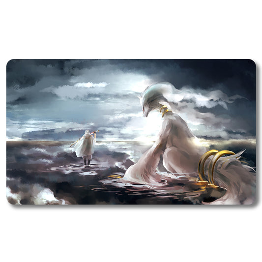 PTCG arceus Playmat - Pokemon Size 23.6X13.7in Play mats Compatible for TCG MTG RPG CCG Trading Card Game