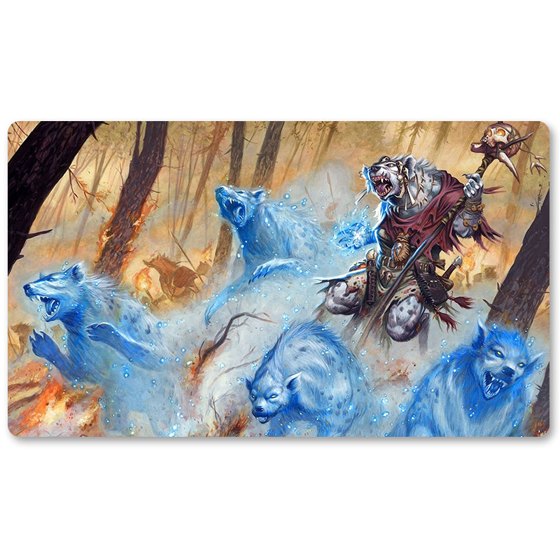 Board Game Peripheral- Dungeons-and-Dragons -MTG Playmat Size 23.6X13.7in Play mats Compatible for TCG RPG CCG Trading Card Game