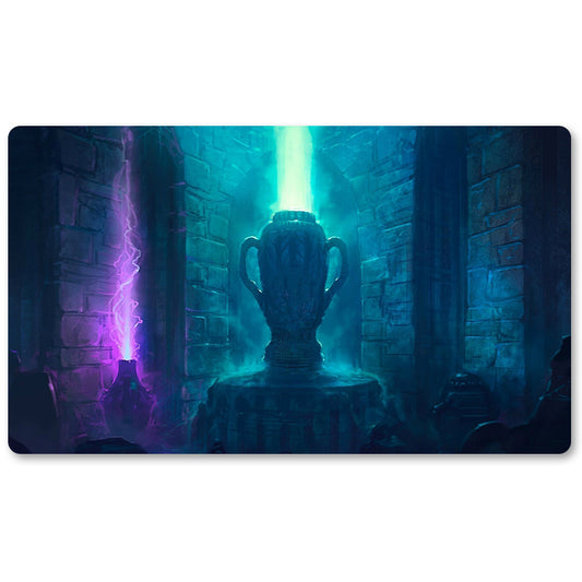 Magic The Gathering Peripheral- Selesnya-Cluestone-MTG Playmat Size 23.6X13.7in Play mats Compatible for TCG RPG CCG Trading Card Game