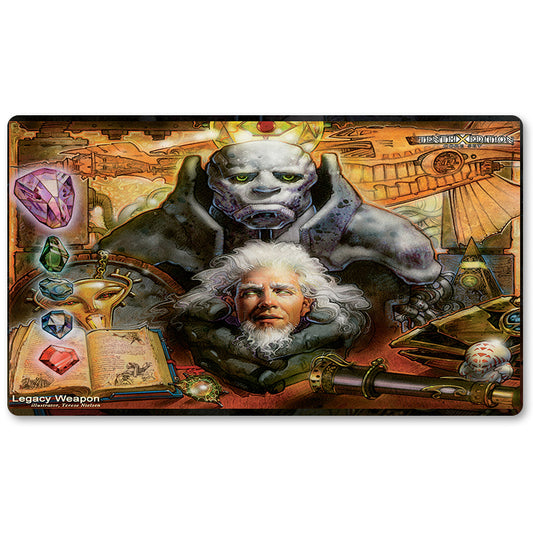 Magic The Gathering Peripheral- Legacy Weapon  -MTG Playmat Size 23.6X13.7in Play mats Compatible for TCG RPG CCG Trading Card Game