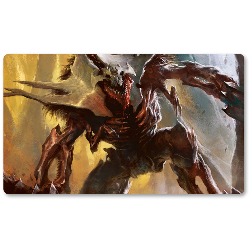 Board Game Peripheral- Vorinclex, Voice of Hunger -MTG Playmat Size 23.6X13.7in Play mats Compatible for TCG RPG CCG Trading Card Game