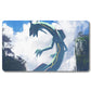 PTCG Rayquaza Playmat - Pokemon Size 23.6X13.7in Play mats Compatible for TCG MTG RPG CCG Trading Card Game