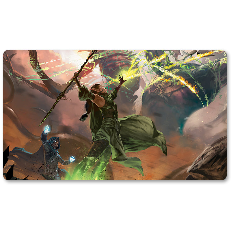 Magic The Gathering Peripheral- BONDS OF MORTALITY -MTG Playmat Size 23.6X13.7in Play mats Compatible for TCG RPG CCG Trading Card Game