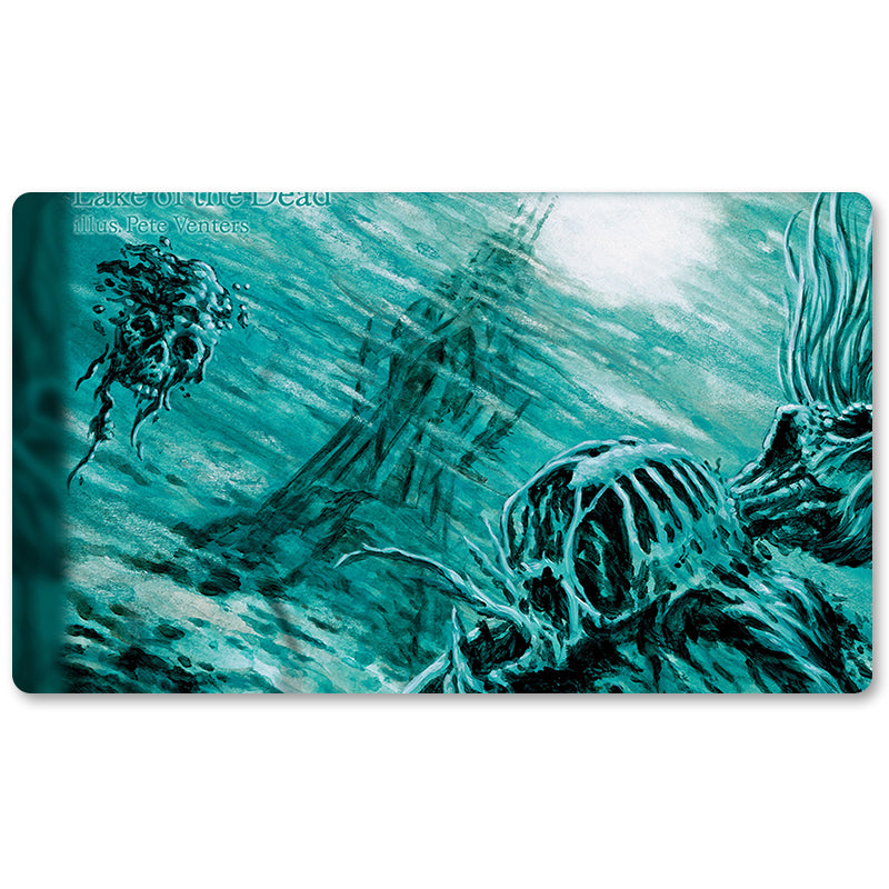 Board Game Peripheral- Lake of the Dead  -MTG Playmat Size 23.6X13.7in Play mats Compatible for TCG RPG CCG Trading Card Game