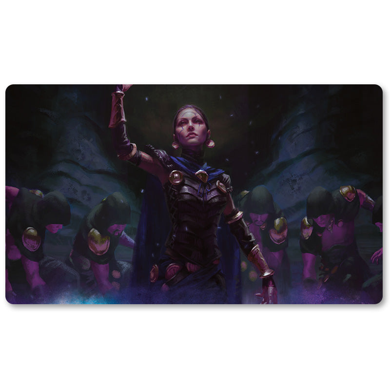 Board Game Peripheral- Inalla, Archmage Ritualist  -MTG Playmat Size 23.6X13.7in Play mats Compatible for TCG RPG CCG Trading Card Game