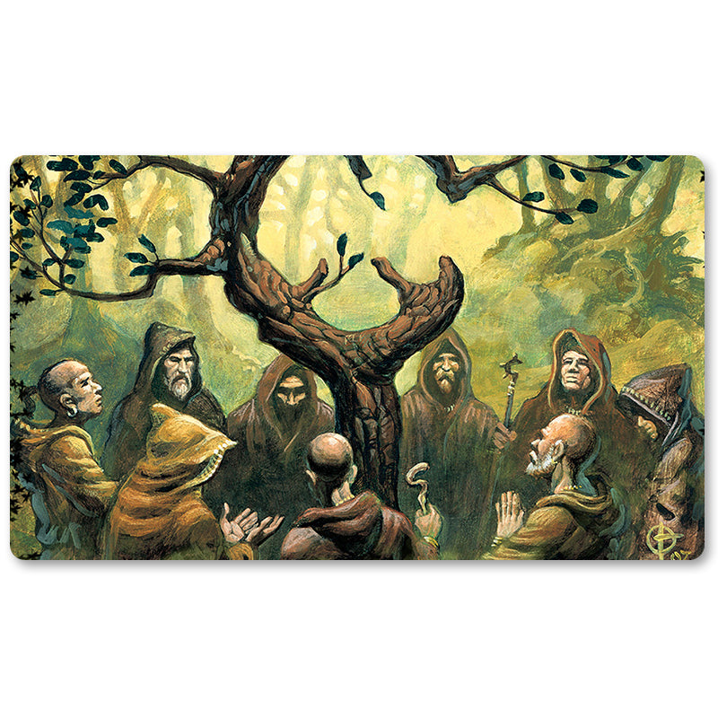 Magic The Gathering Peripheral- Oath of Druids  -MTG Playmat Size 23.6X13.7in Play mats Compatible for TCG RPG CCG Trading Card Game