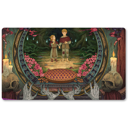 Board Game Peripheral- CURIOUS PAIR -MTG Playmat Size 23.6X13.7in Play mats Compatible for TCG RPG CCG Trading Card Game