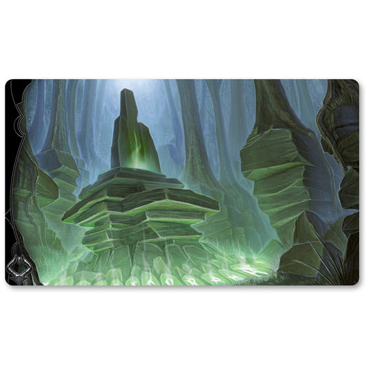 Board Game Peripheral- Ground-Seal  -MTG Playmat Size 23.6X13.7in Play mats Compatible for TCG RPG CCG Trading Card Game