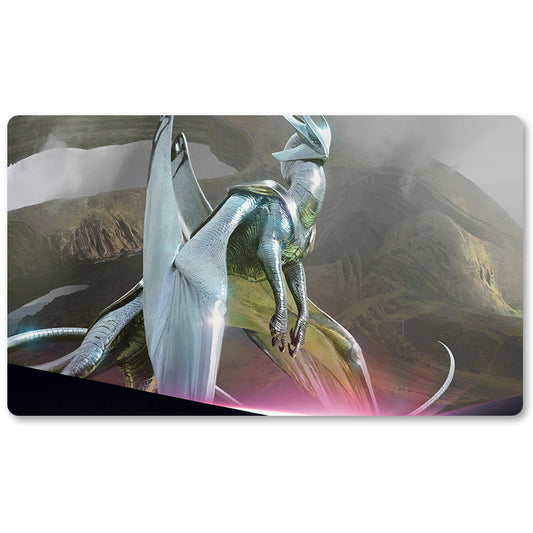 Magic The Gathering Peripheral- Chromium, The Mutable -MTG Playmat Size 23.6X13.7in Play mats Compatible for TCG RPG CCG Trading Card Game