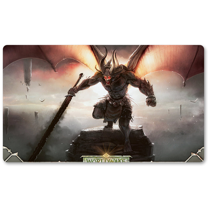 Magic The Gathering Peripheral- Abyssal persecutora -MTG Playmat Size 23.6X13.7in Play mats Compatible for TCG RPG CCG Trading Card Game