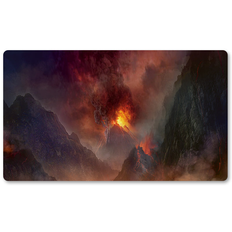 Magic The Gathering Peripheral- Scalding Tarn-MTG Playmat Size 23.6X13.7in Play mats Compatible for TCG RPG CCG Trading Card Game