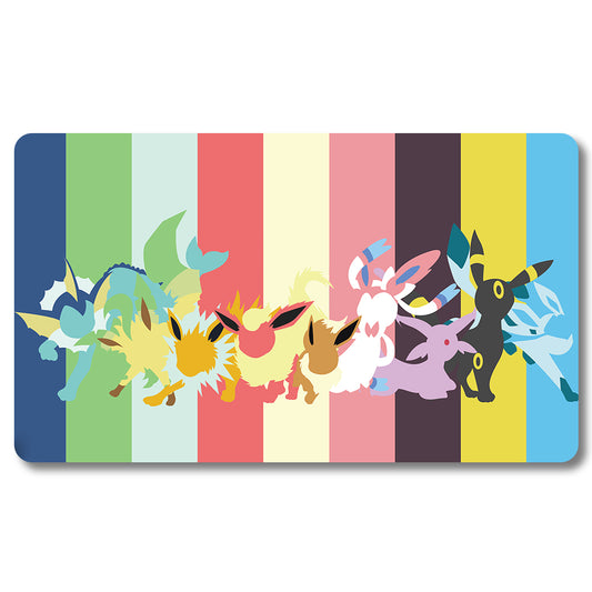 Board Game Peripheral - 745060- Pokemon Playmat Size 23.6X13.7in Play mats Compatible for TCG MTG RPG CCG Trading Card Game