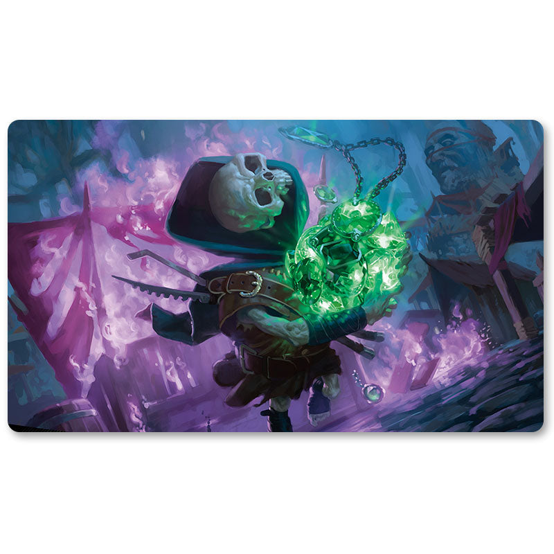 Magic The Gathering Peripheral- TINYBONES, TRINKET THIEF  -MTG Playmat Size 23.6X13.7in Play mats Compatible for TCG RPG CCG Trading Card Game