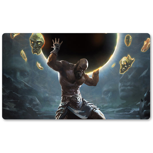 Board Game Peripheral- Weight of the Underworld -MTG Playmat Size 23.6X13.7in Play mats Compatible for TCG RPG CCG Trading Card Game