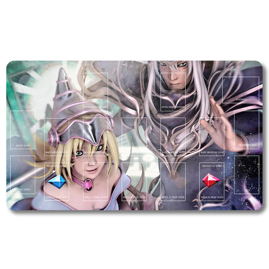 Tabulludo Ekstercentra - 146548- Yugioh Playmat Grandeco 23.6X13.7in Ludaj matoj Kongrua por TCG OCG CCG Komerca Kartludo