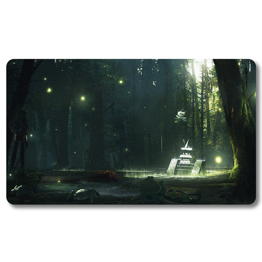 PTCG Peripheral - r21dw1- Pokemon Playmat Size 23.6X13.7in Play mats Compatible for TCG MTG RPG CCG Trading Card Game