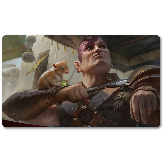 Board Game Peripheral- MINSC & BOO, TIMELESS HEROES  -MTG Playmat Size 23.6X13.7in Play mats Compatible for TCG RPG CCG Trading Card Game